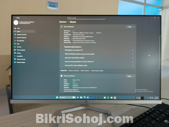 Amd Ryzen-5 এর হাই কনফিগারেশনের ফ্রেশ এন্ড ফুল ডেস্কটপ সেল